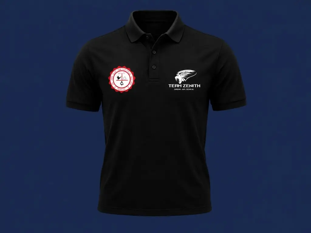 Custom Printed T-Shirt – Black Design