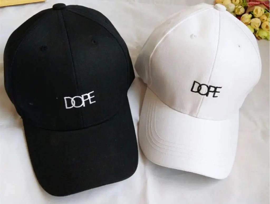 Custom Printed Cap – Black and White Design