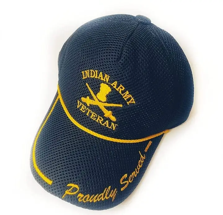 Custom Printed Cap – Blue Design